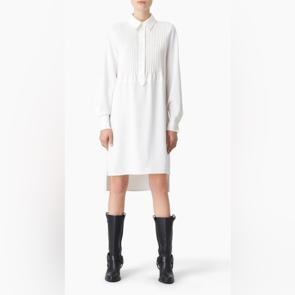 See By Chloe Dress Solid Ivory /white Women’s Size 40 - Picture 1 of 13